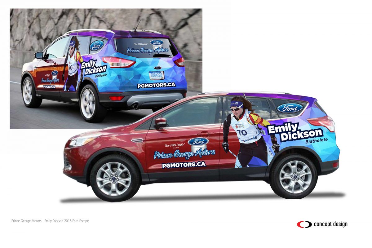 FORD Goes Further with Biathlete Emily Dickson